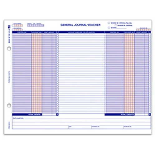 General Journal Voucher A-7221-VI product preview