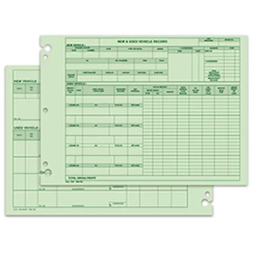 Vehicle Inventory Records 1204 product preview