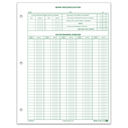 Bank Reconciliation Forms DUAS-379 product preview