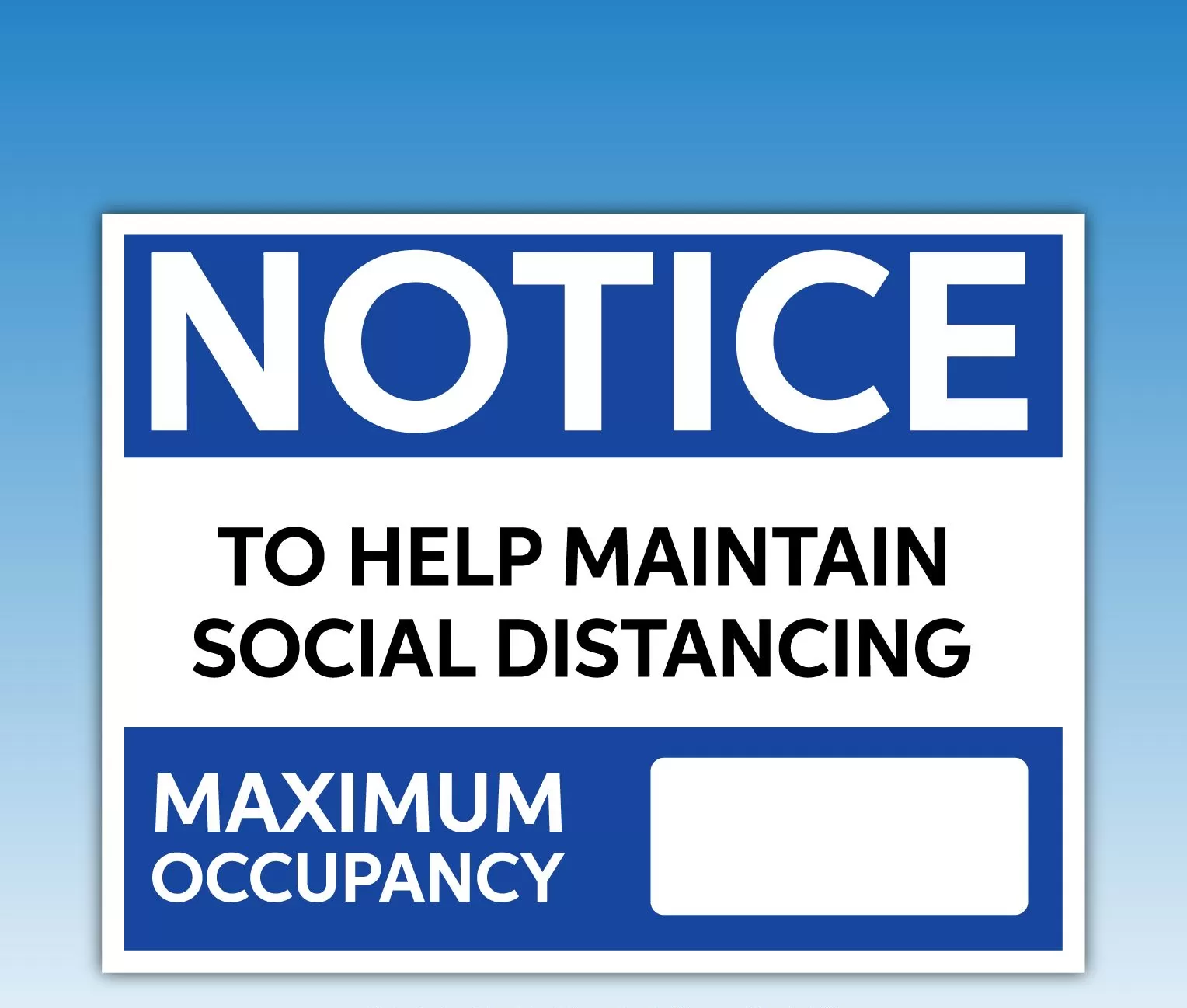 Dry Erase Sign - Notice #546