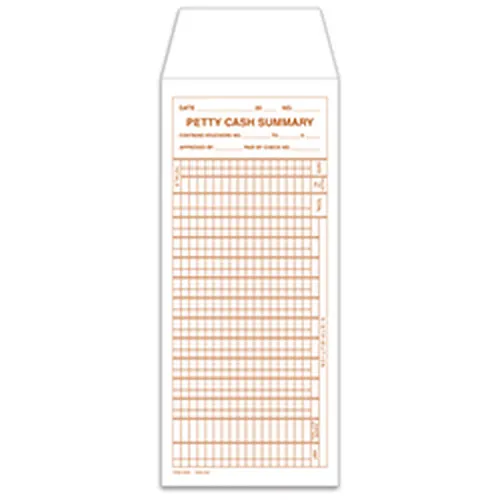 PETTY CASH ENVELOPES - DSA-230 - QTY. 50 #846