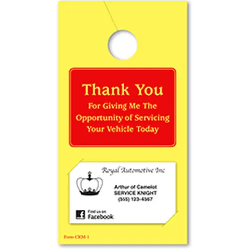 THANK YOU HANG TAGS - CRM-1 - QTY. 250