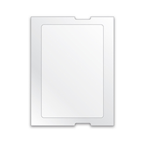 Blank clear printable service reminder label