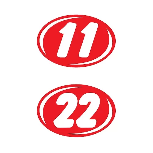 Bold Year Model Signs White And Red Ez226-wr