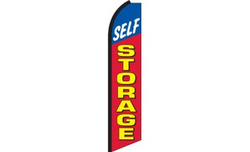 Self Storage Swooper Feather Flag