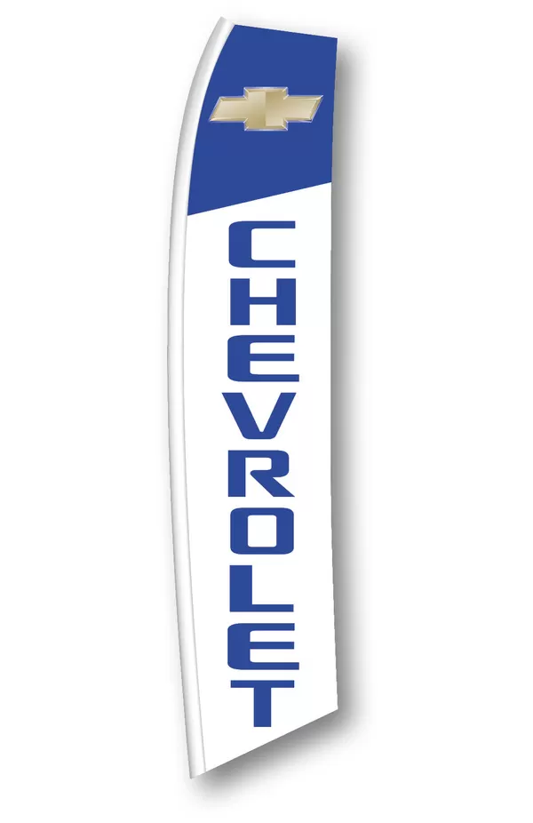 Chevrolet vertical swooper feather flag, SW-CVY